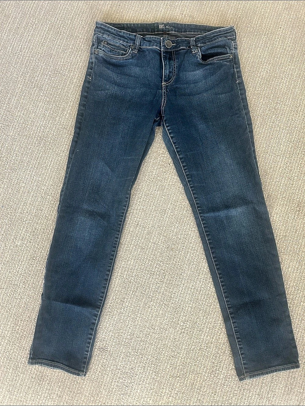 KUT from the Kloth Skinny Jeans Blue Waist 12